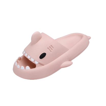 Rózsaszín cápás papucs